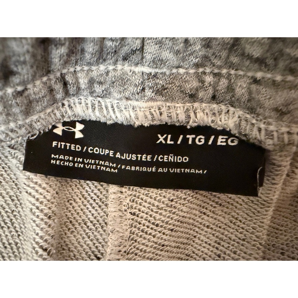 Under Armour Joggers XL Gray Heathered Fitted Athletic Sweatpants Gorpcore Sport - Picture 7 of 11
